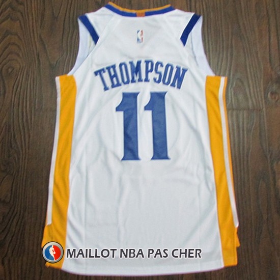 Maillot Golden State Warriors Klay Thompson 11 2017-18 Blanc